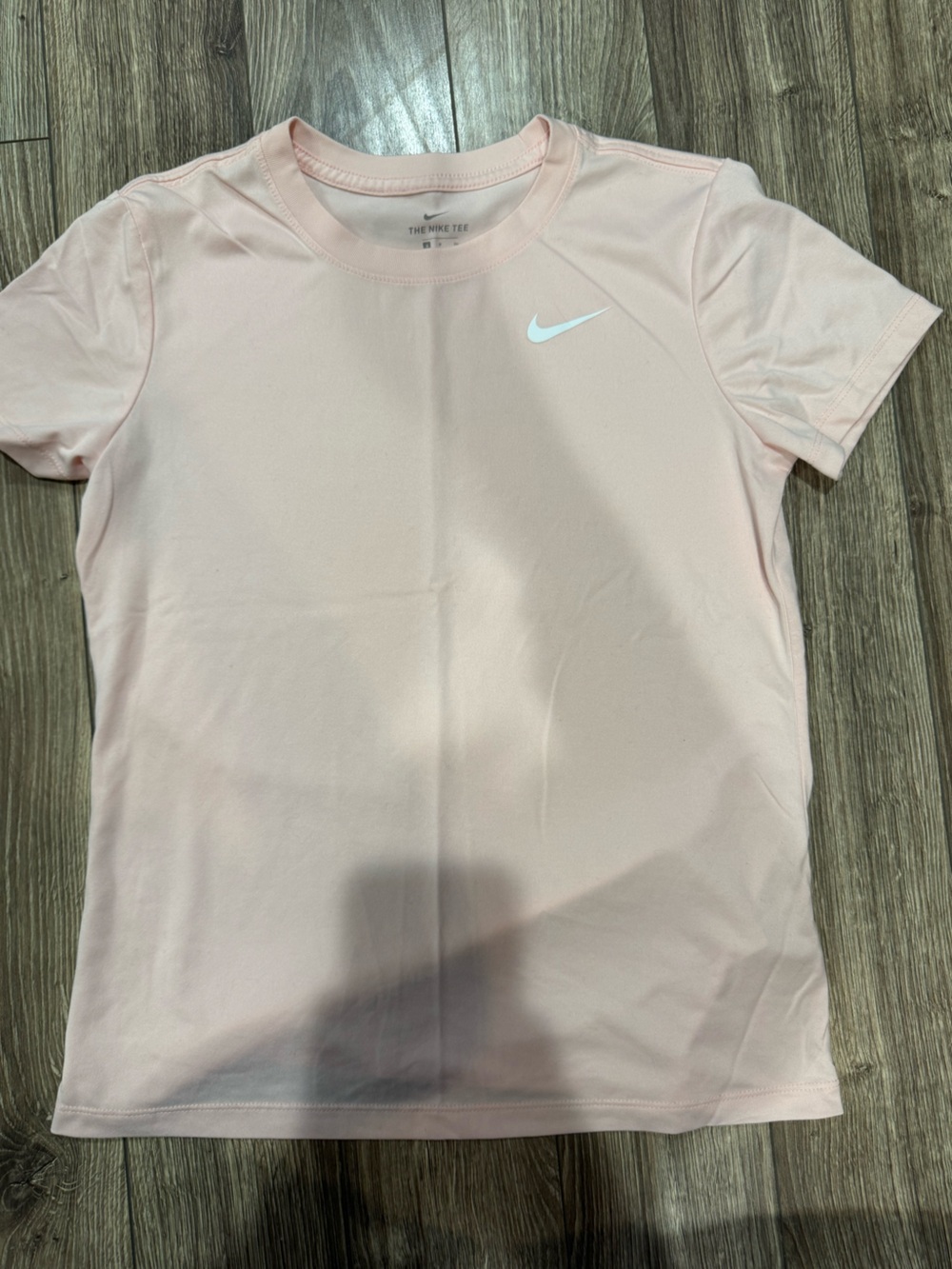 Nike Light Pink Short Sleeve Tee with White Swoosh